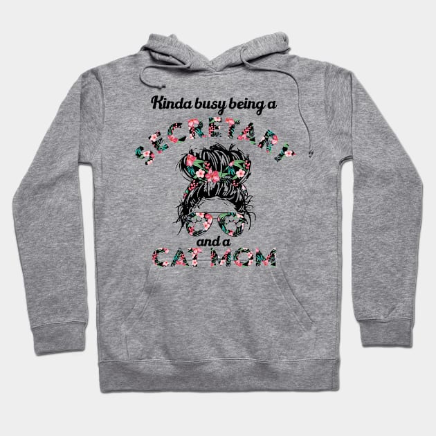 Secretary and cat mom funny gifts ideas . Perfect present for mother dad friend him or her Hoodie by SerenityByAlex